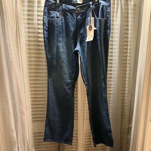 BEAU JEANS Women’s Denim Jeans. Sz 14W. Inseam 32.